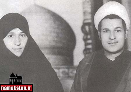 تصاویر و عکس قدیمی هاشمی رفسنجانی و همسرش