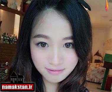 تصاویر و عکس دختر چینی قبل و بعد از آرایش 