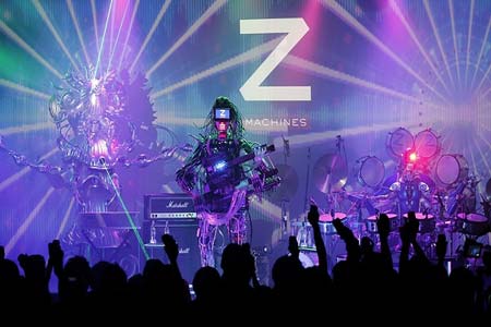 کنسرت گروه راک ربات در ژاپن